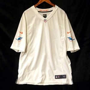 Mens Nike On Field Miami Dolphins Jersey Size XL Blank With Name Patch NWOT